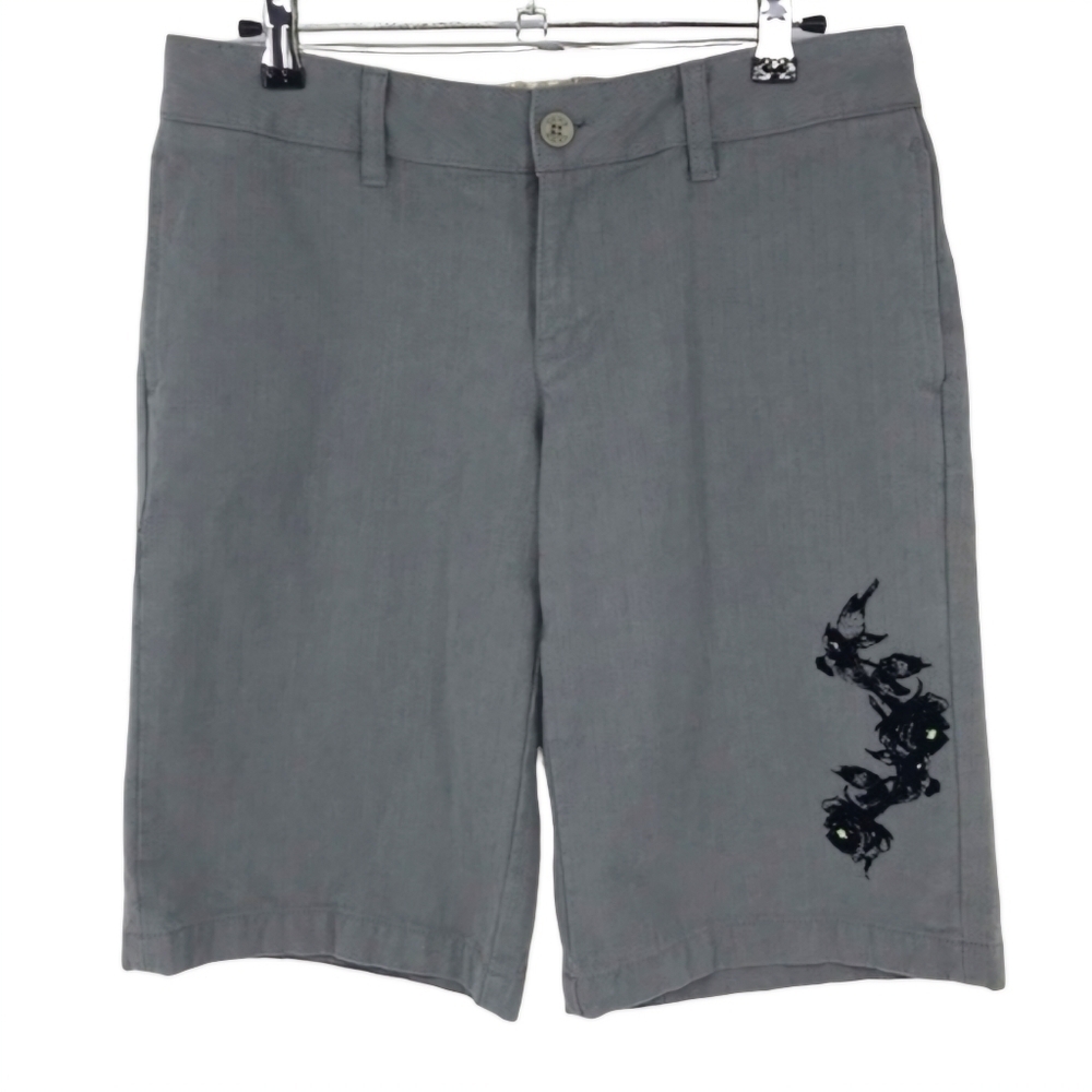 Vans Bermuda Skater Shorts Herringbone 100% Cotton Size 7